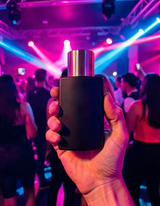 The same bottle, club scene